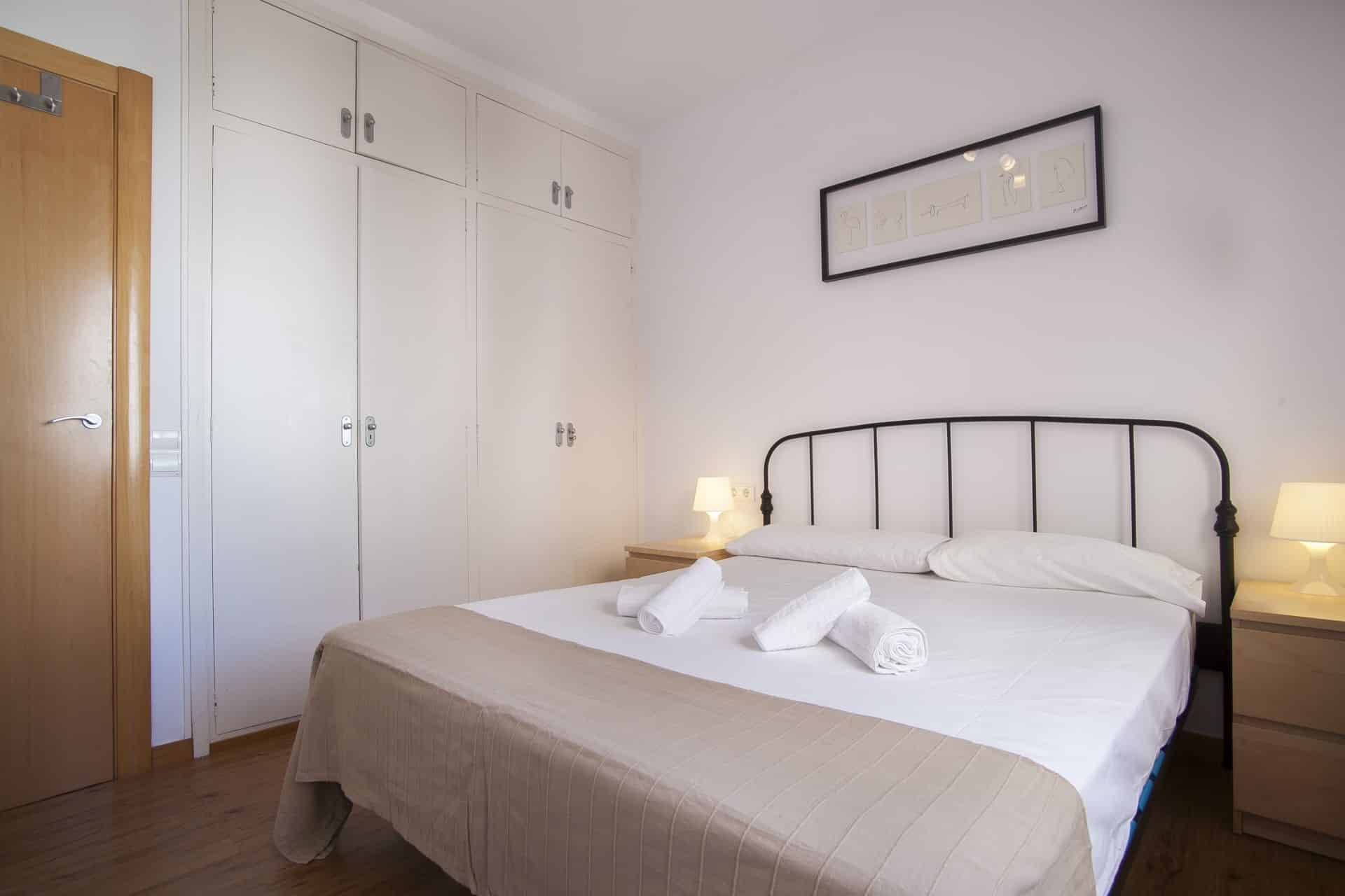 tweepersoons slaapkamer appartement Aniram