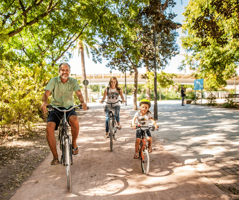Fietsen door Valencia